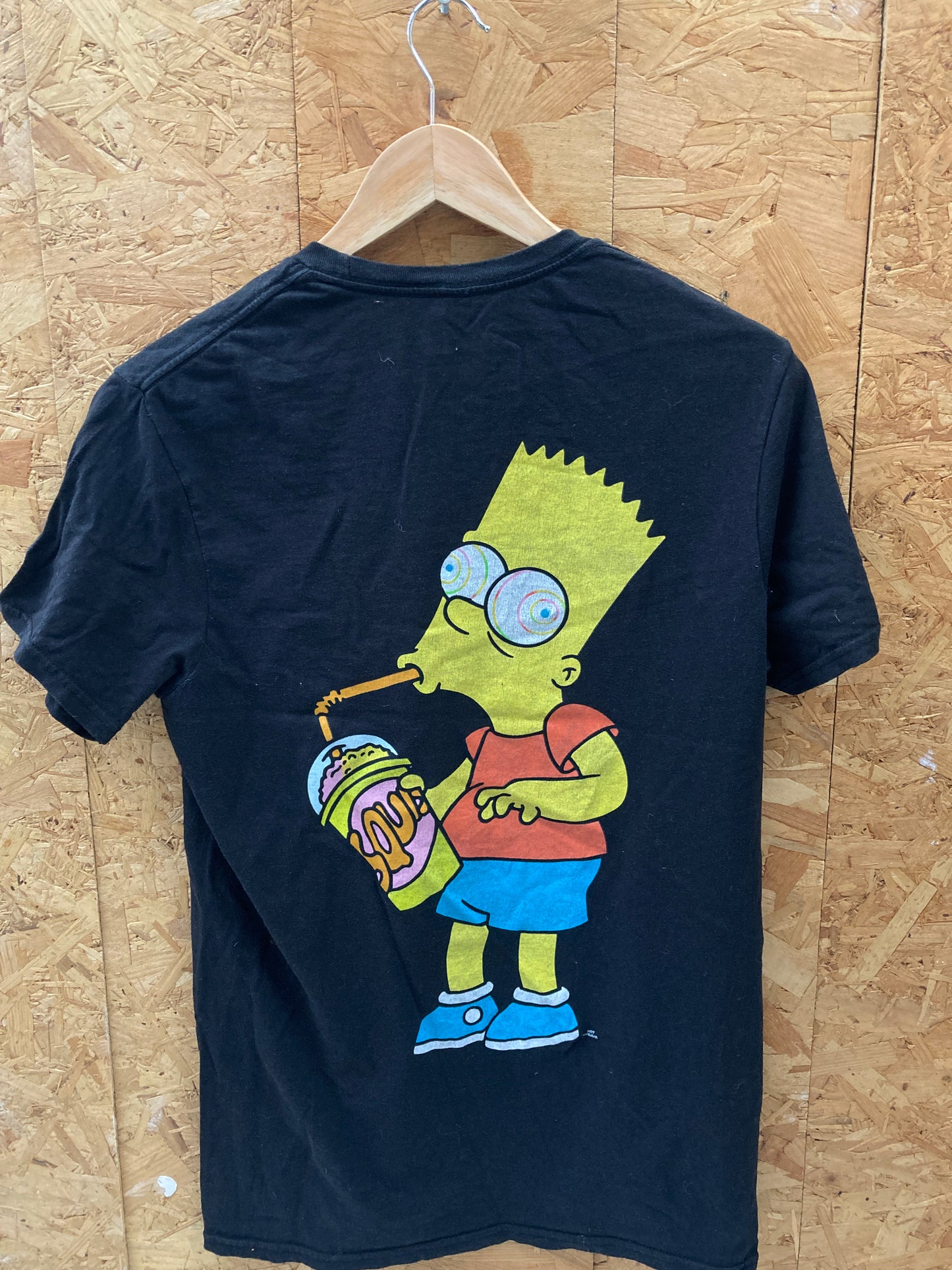 Vintage Y2K Bart Simpson double side print t-shirt size medium