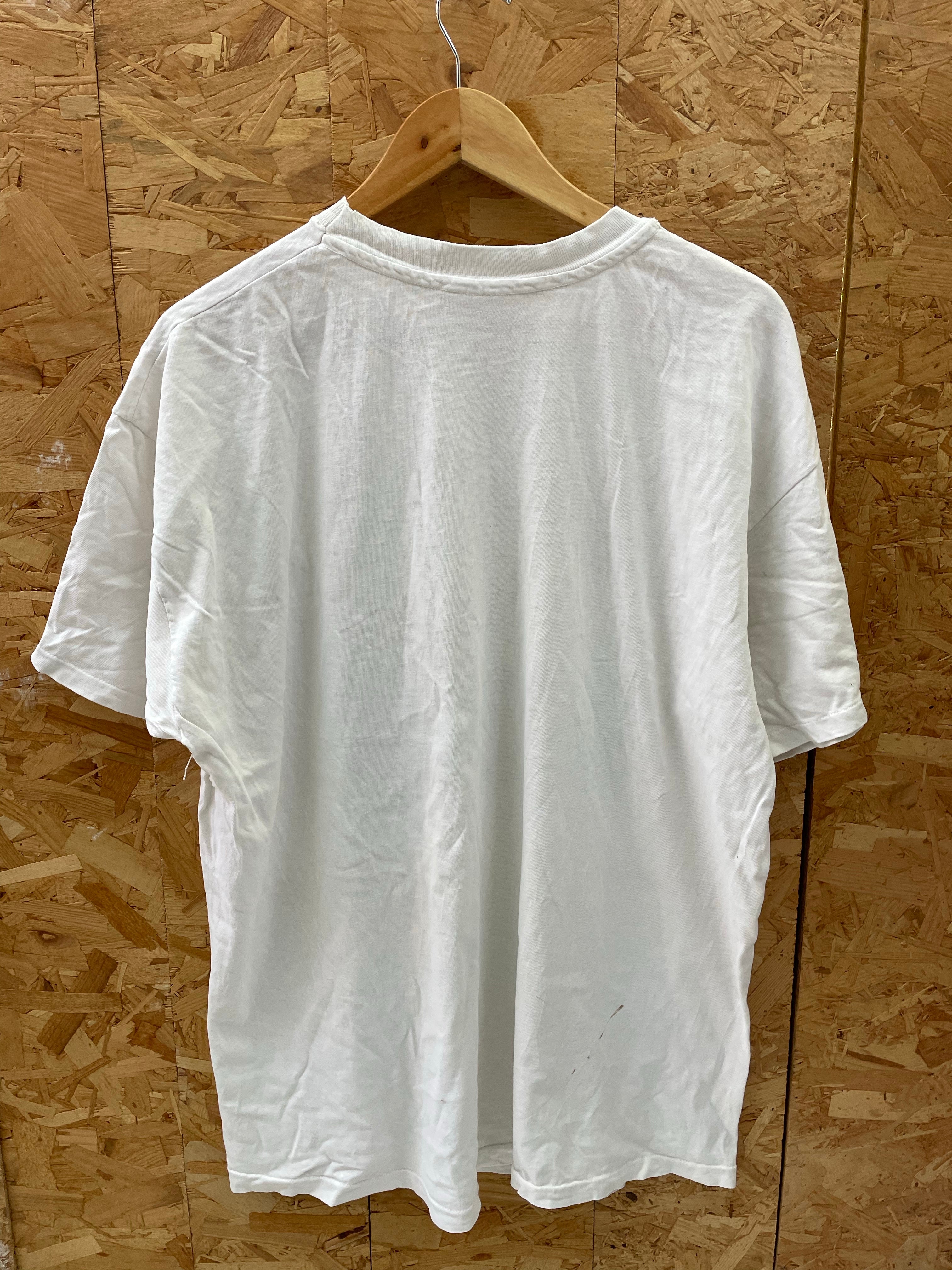 Vintage 90s Thrashed San Diego Zoo Single Stitch T-Shirt - White - Size XL