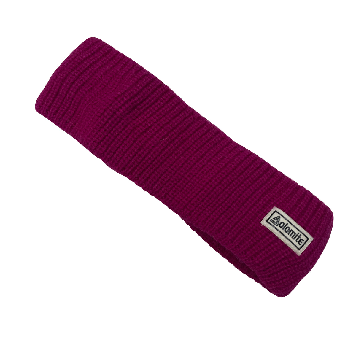Dolomite Women's Magenta Wool Headband Ear Warmer - Made in Italy - One Size