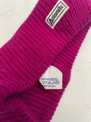 Dolomite Women's Magenta Wool Headband Ear Warmer - Made in Italy - One Size