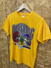 Vintage Y2K homecoming Columbia eagles v new haven bulldogs USA college football team sports yellow