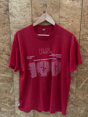 Vintage 92 graduation class single stitch red t-shirt size XL by screen stars