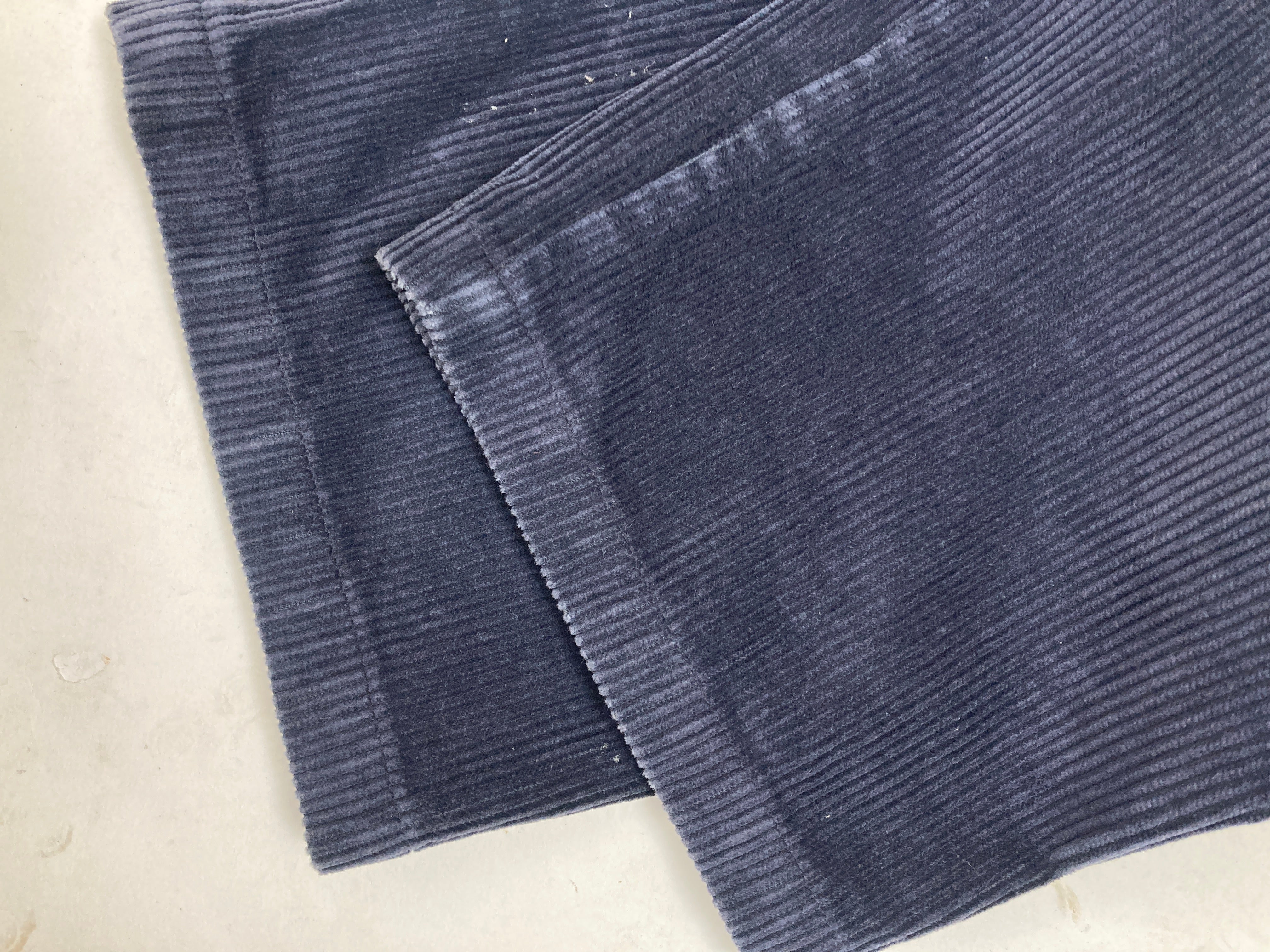 Vintage 90s navy blue muted corduroys trousers size W39 L34 by NewMan