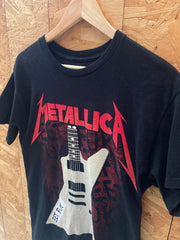 Vintage Metallica Eet Fuk label guitar double side print T-shirt size medium
