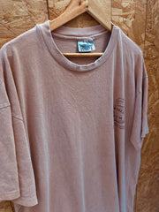 Vintage 90s salmon pink red island rum souvenir single stitch t-shirt size XXL