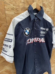 Vintage BMW Williams F1 Team Racing Shirt Men's M Navy White