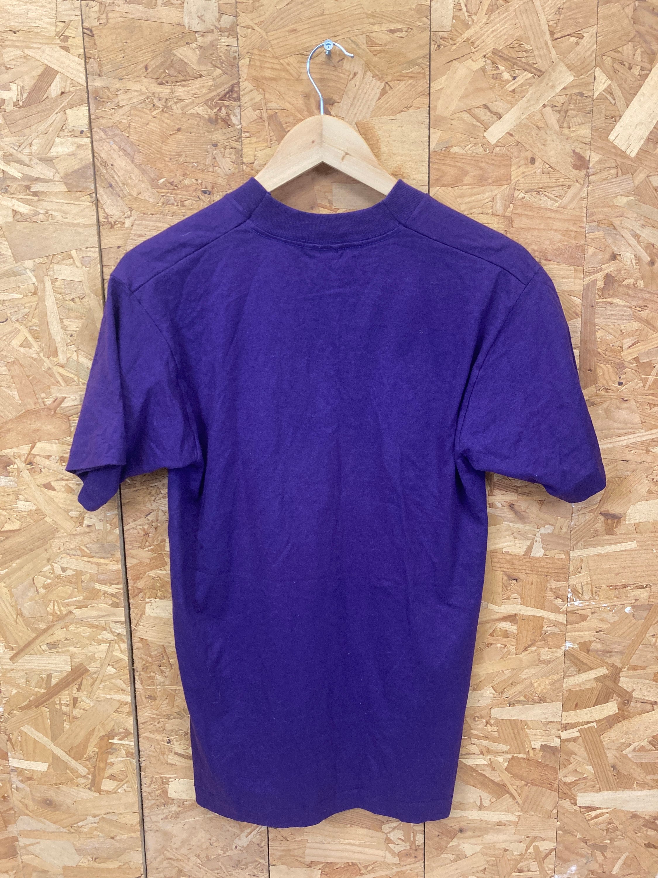 Vintage 90s Jump hope for heart  USA marathon souvenir quirky purple single stitch t-shirt size medi