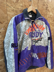 Rudy Project Men's XXL Purple Grey Camo Track Jacket