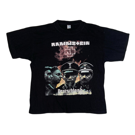 Ramstein Deutschland controversial single release rare promo t-shirt size XL