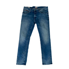 Vintage Y2K Tommy Hilfiger scanton slim cut denim jeans trousers W36"  L34"