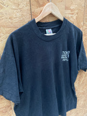 Vintage 90s Tom's Auto Parts Xenia Ohio USA single stitch black t-shirt size XL
