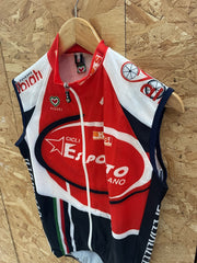 Pissei Specialized Team Esposito Milano Cycling Vest Red White Black S