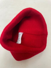 Vintage red Coca-Cola logo winter ski beanie hat