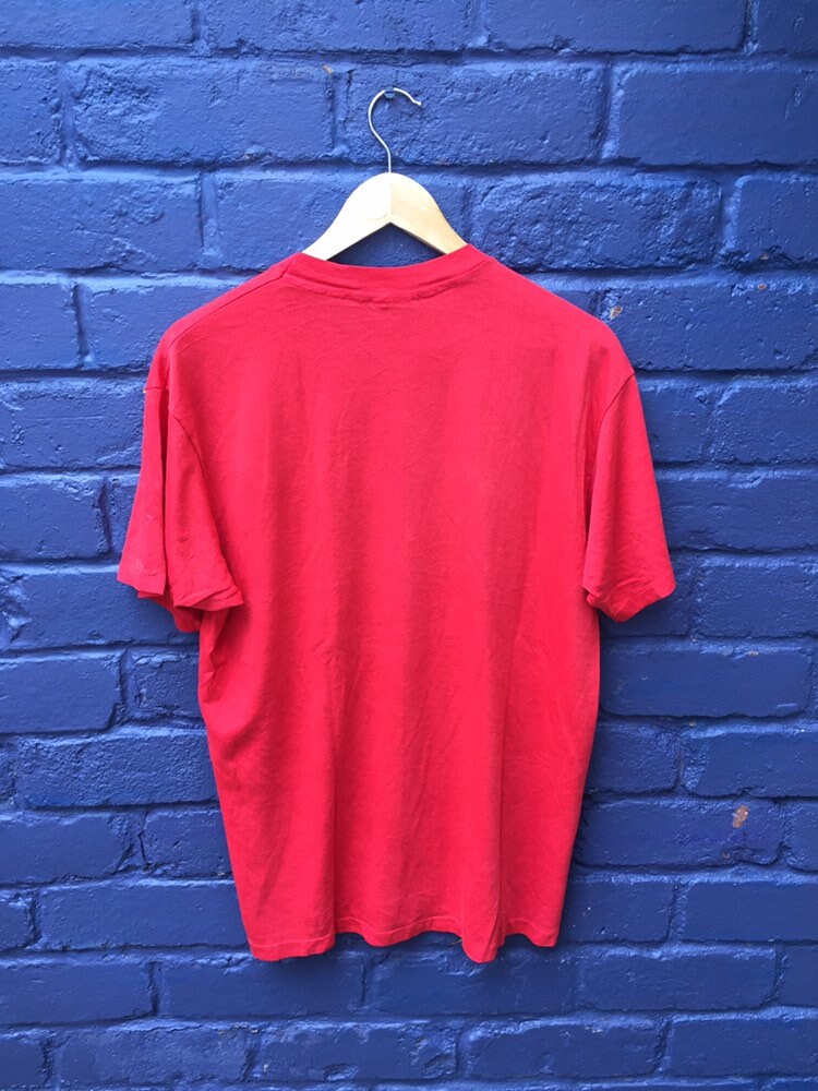 Vintage 80s Gathering of Nations Albuquerque New Mexico marathon USA red single stitch t shirt size