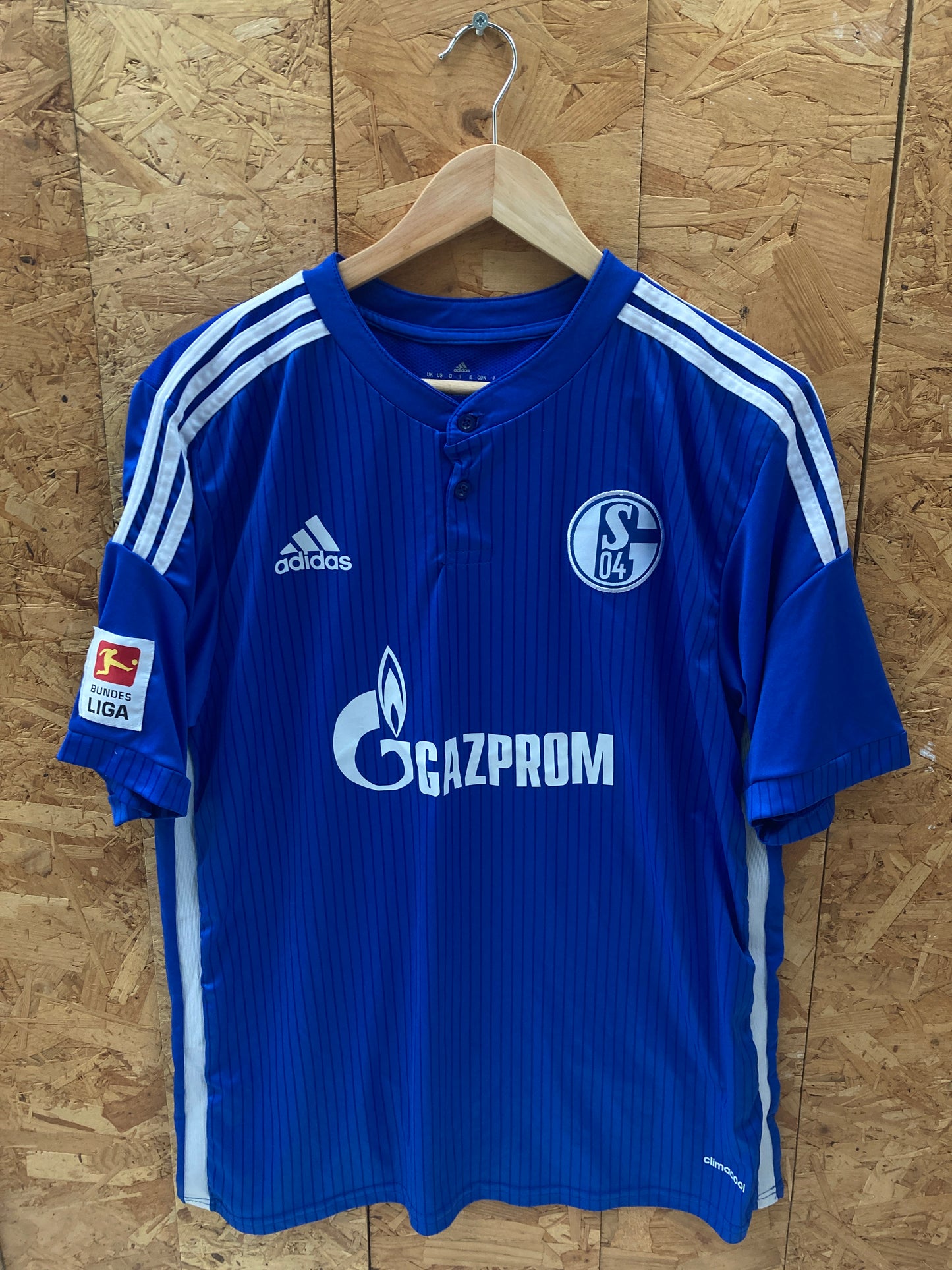 Vintage FC Schalke 9 Price blue jersey size large by Adidas