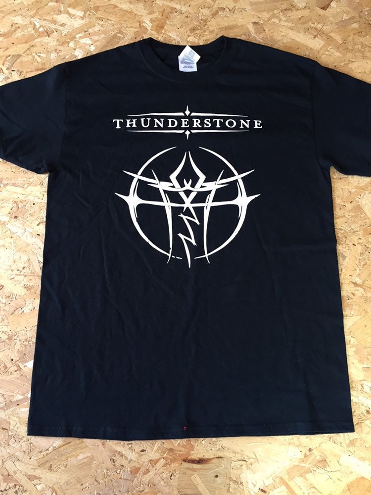 Vintage 00s Thunderstone dark metal rock rock festival t shirt size medium