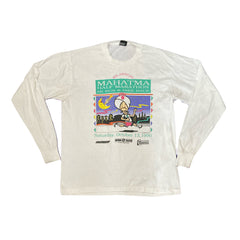 Vintage 90s 4th annual Mahatma marathon souvenir single stitch  t-shirt size XL