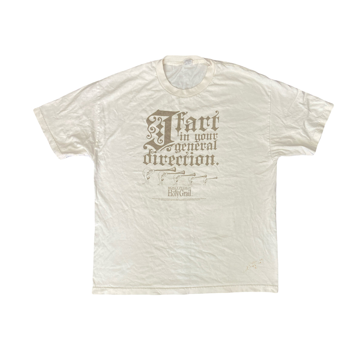 Vintage Monty Python fart in your general direction souvenir t-shirt size XL