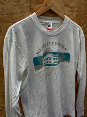 Vintage 90s Westline Winter USA souvenir single stitch white t-shirt size large