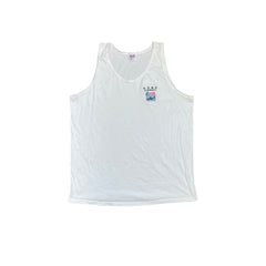 Vintage Kona Hawaii Tank Top XL White Single Stitch Sleeveless T-shirt