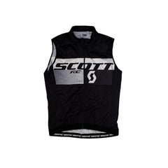 Scott RC Cycling Vest Men's Black White Size L Sleeveless Lightweight