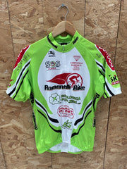 Vintage Giordana Cycling Jersey Men's L Green Short Sleeve Bike Shirt