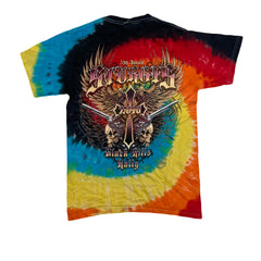 Vintage Sturgis Black Hills biker rally tie-dye swirl t-shirt size small