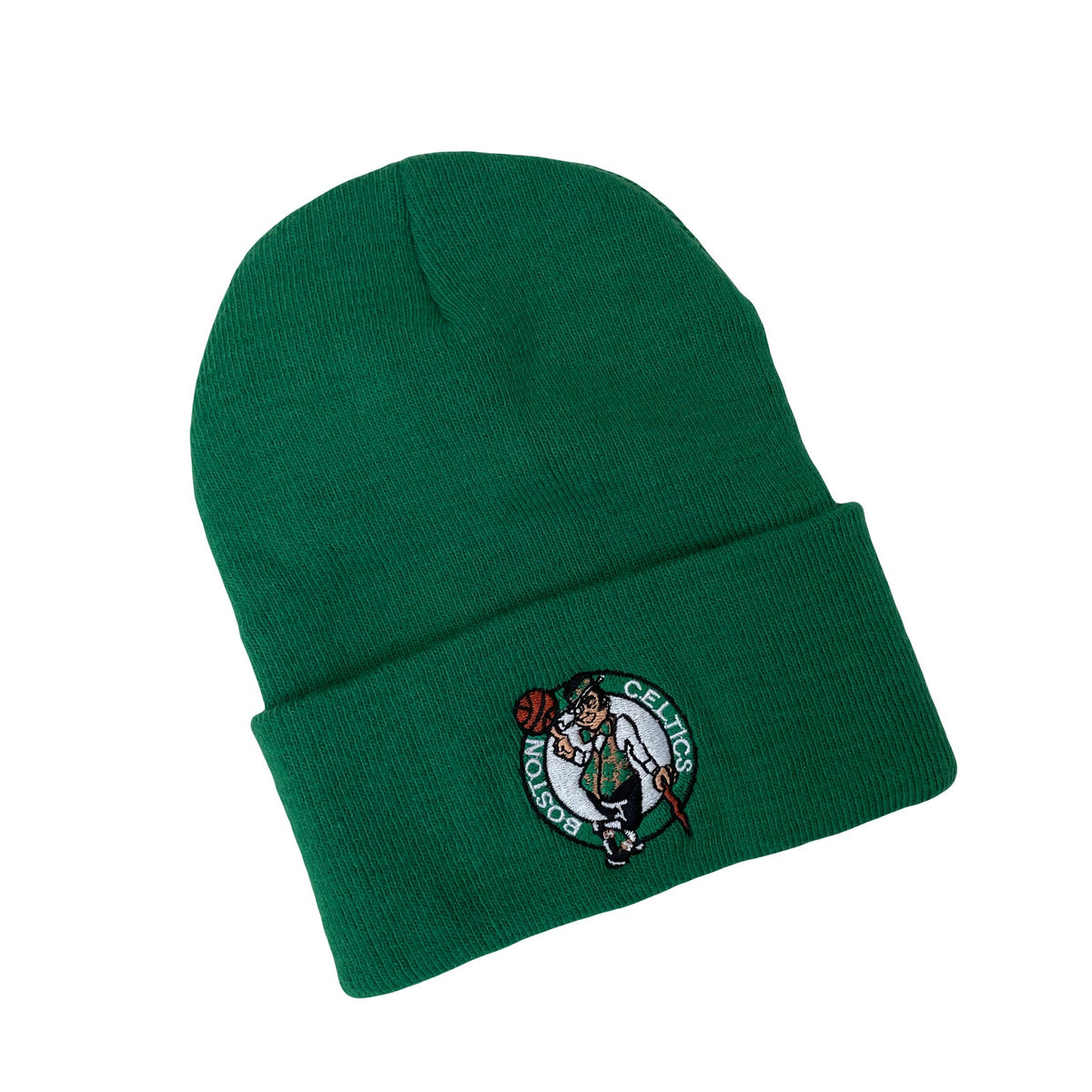 Vintage Y2K Boston Celtics NBA Knit Beanie Hat Green One Size Fits Most
