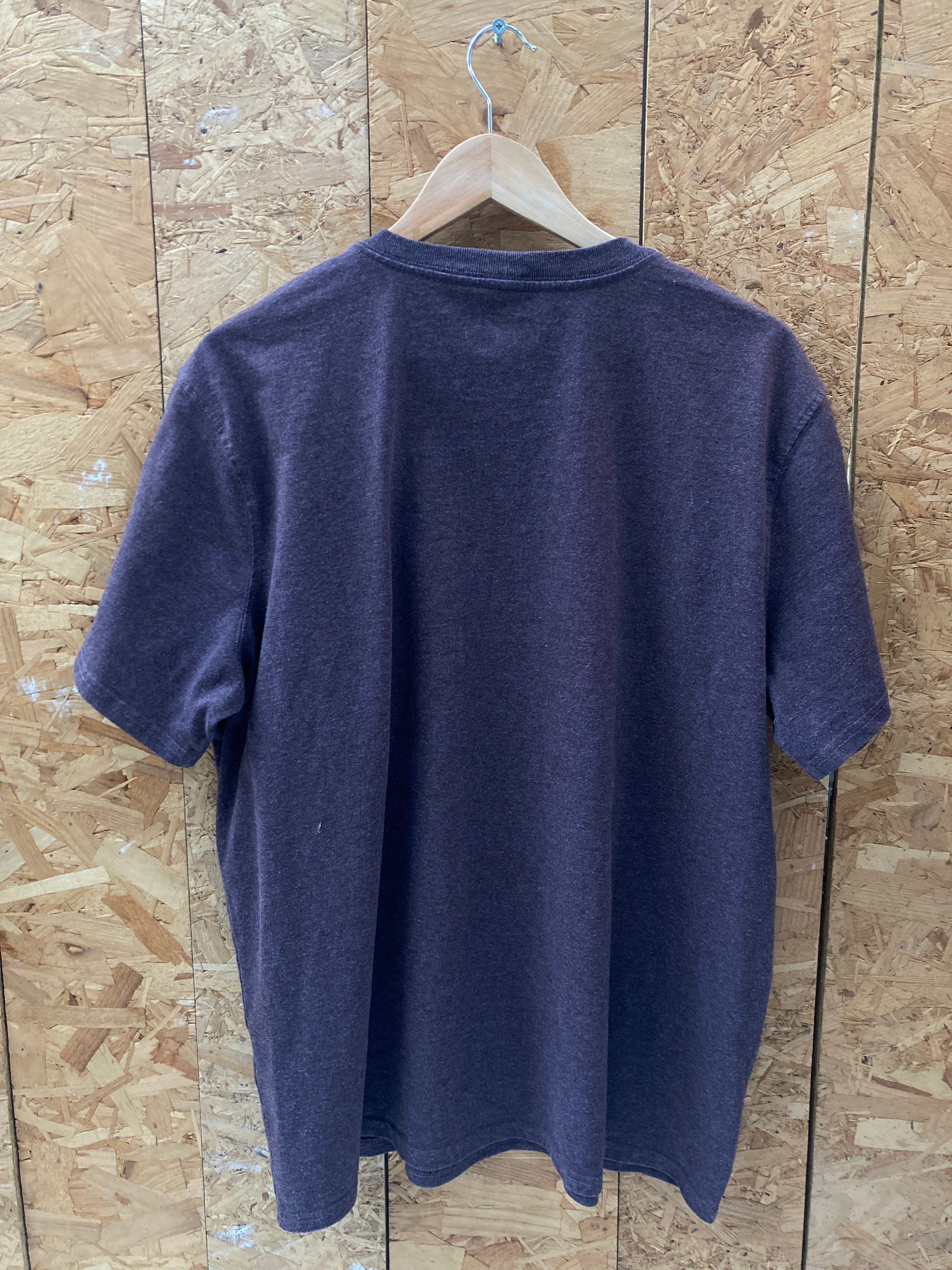 Vintage 90s Carhartt brown pocket logo t-shirt size XXL boxy fit