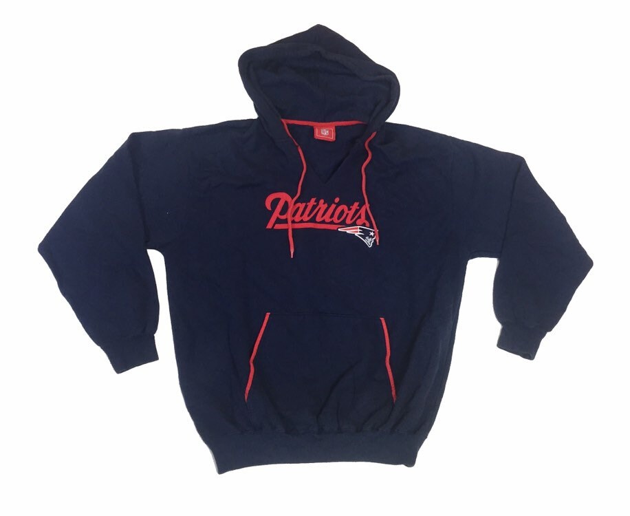 Retro 80&#39;s 90&#39;s Vintage Patriots NFL Hoody
