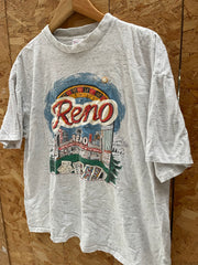 Vintage Single Stitch Delta XL T-Shirt Reno Nevada Souvenir Graphic Tee