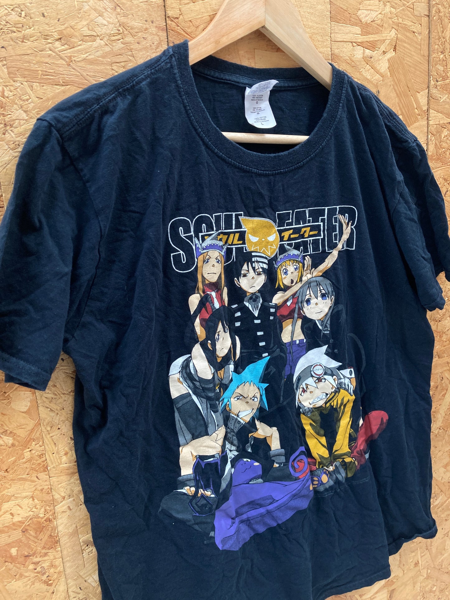 Vintage Y2K Soul Eater Manga Anime Japanese t-shirt size large on Gildan