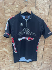 Giordana Gianetti Day 2010 Cycling Jersey Men's Size M Black Short Sleeve