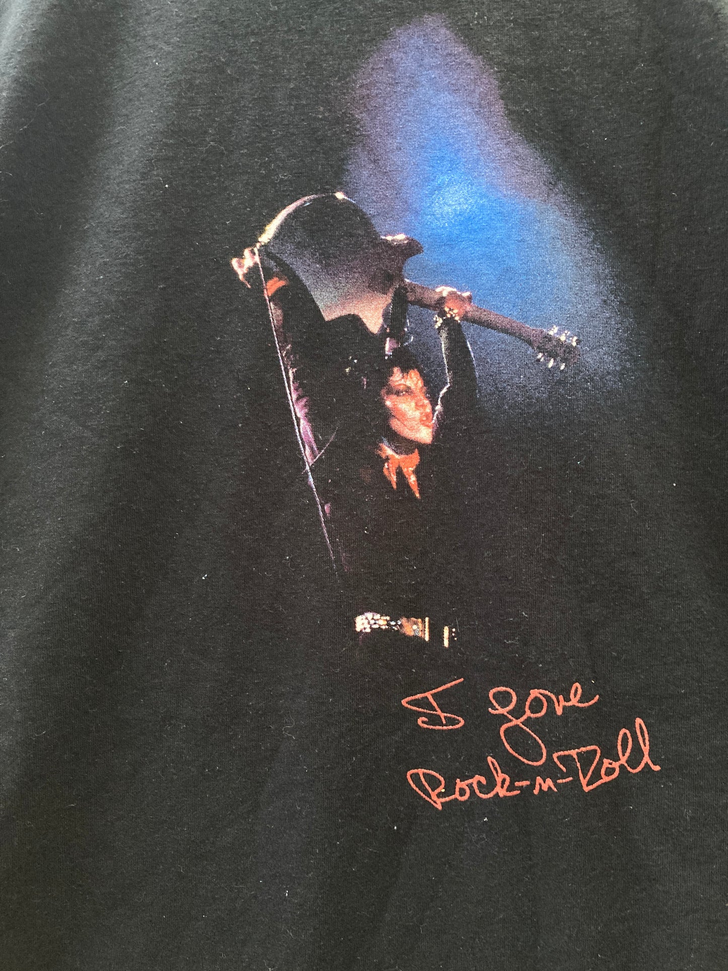 Vintage Y2K Joan Jett I love Rock n Roll black band t-shirt size large