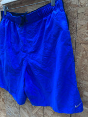 Vintage Y2K Nike blue navy swimming shorts size large