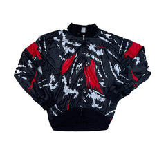 Campagnola Cycle Track Jacket Black Red White Abstract Size L
