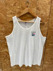 Vintage Kona Hawaii Tank Top XL White Single Stitch Sleeveless T-shirt