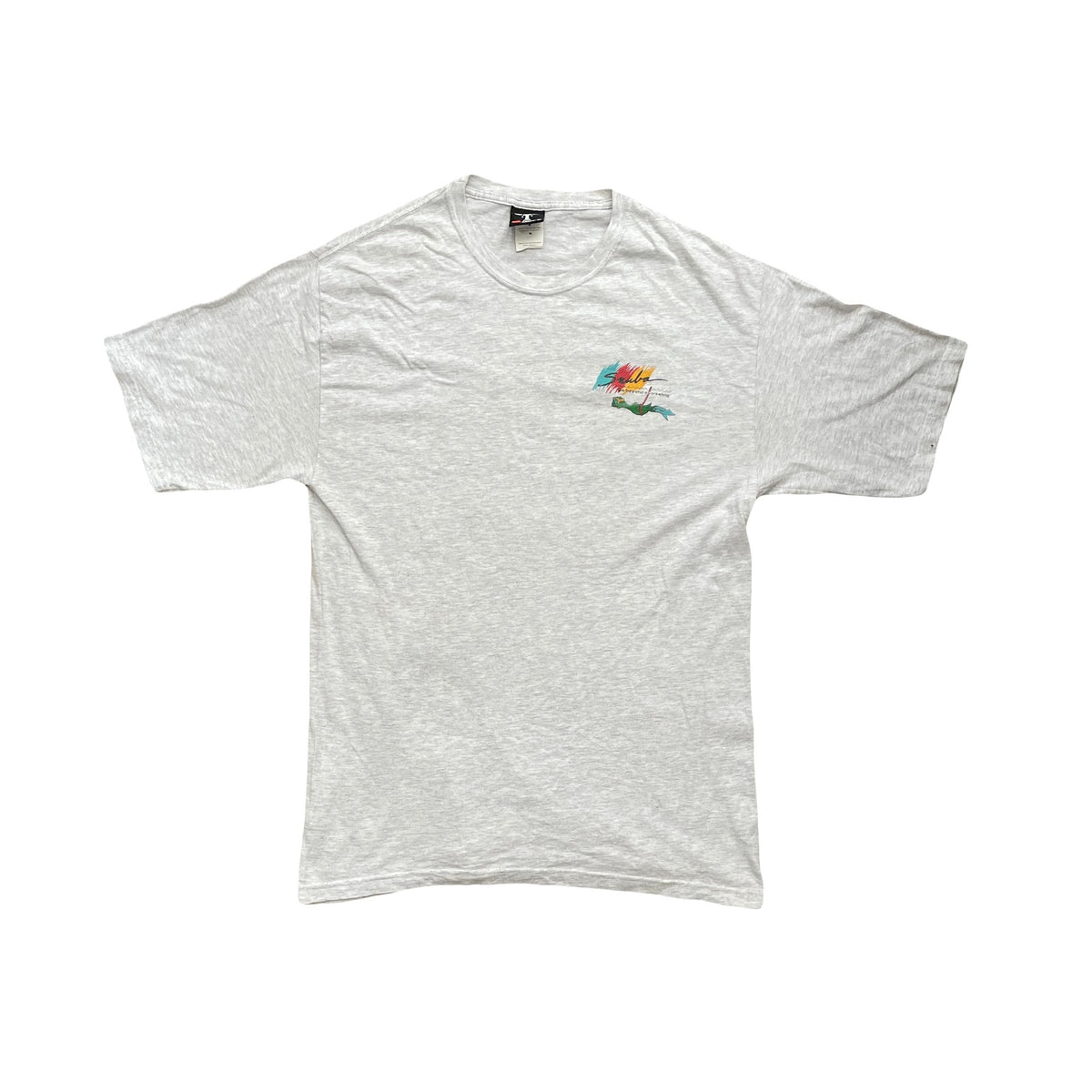 Hanes Beefy-T Graphic T-Shirt Mens M Grey Scuba Diving Snuba Big Island