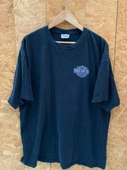 Vintage Y2K Biker Davids Hairy Son funny quirky souvenir black t-shirt size XXL