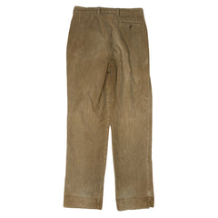 Vintage 90s beige tan jumbo corduroy trousers size W32 L34 by Celo