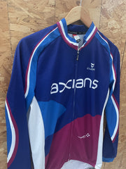 Cuore Axian's Cycling Jersey Long Sleeve Blue Red White XL