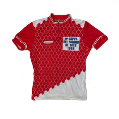Vintage Rosti 1999 Coppa Del Mondo Di MTB Cycling Jersey Red White XL