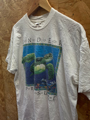 Vintage 93' Under Pressure sea turtle souvenir single stitch T-shirt size XL