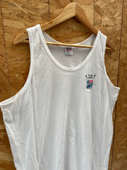 Vintage Kona Hawaii Tank Top XL White Single Stitch Sleeveless T-shirt