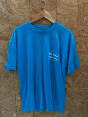 Vintage 95 blue Be Who You Are quirky single stitch souvenir t-shirt size XL