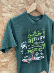 Chase Authentics Dale Jr 88 NASCAR Racing T-Shirt Size S Green Short Sleeve