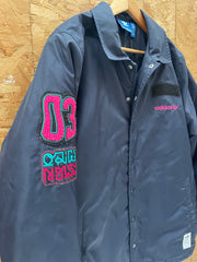 Adidas Originals Seoul Coach Jacket Navy Blue "03" Patch Logo Size L