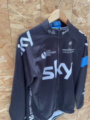 Vintage Rapha Team Sky Cycling Jersey Long Sleeve Men's M Black
