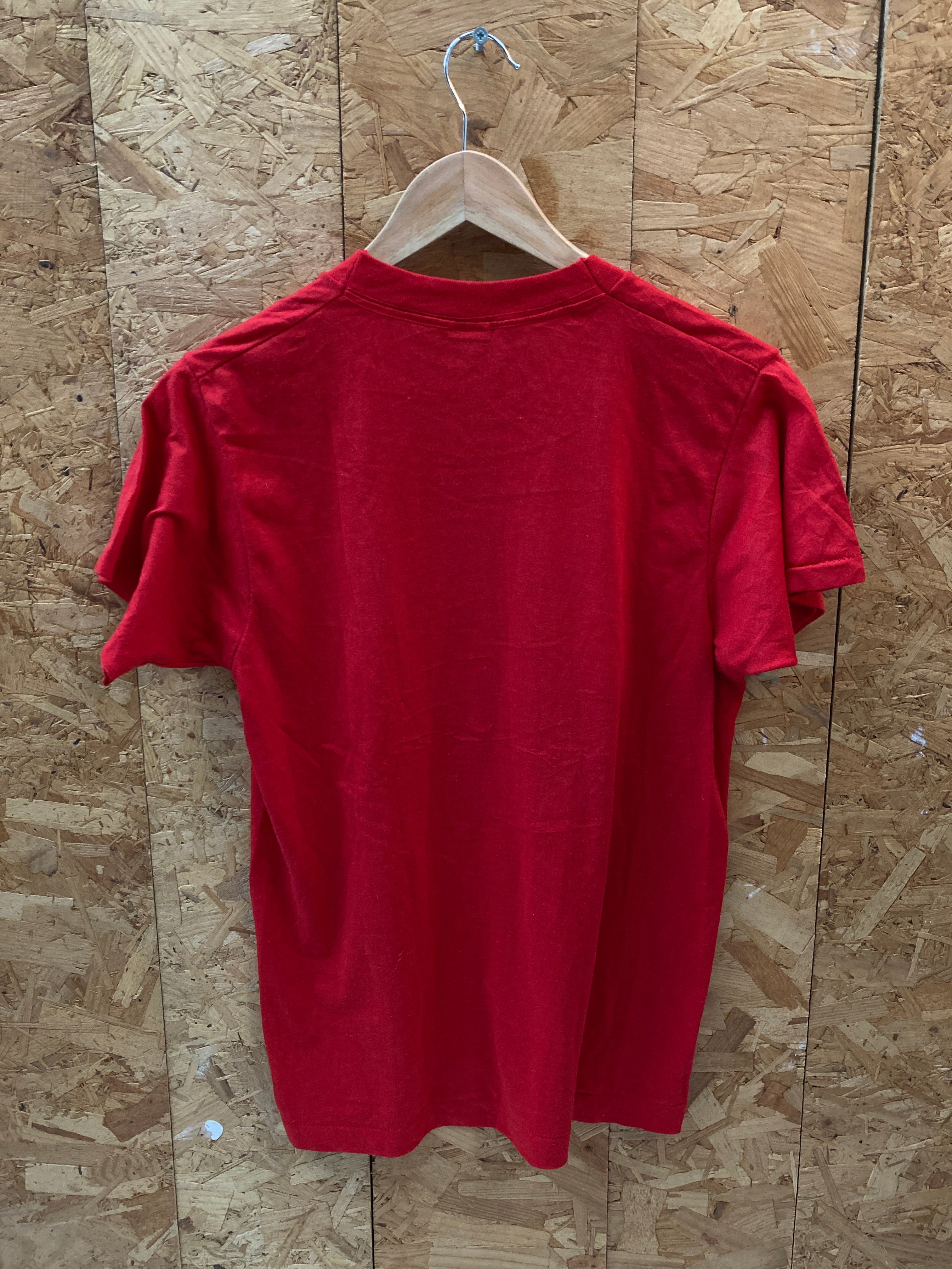 Vintage 80s Ohio State Soccer red souvenir single stitch t-shirt size medium