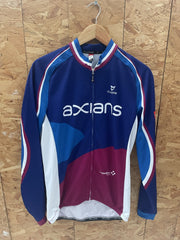 Cuore Axian's Cycling Jersey Long Sleeve Blue Red White XL